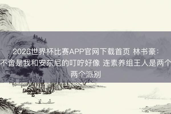 2026世界杯比赛APP官网下载首页 林书豪：其时不啻是我和安东尼的叮咛好像 连素养组王人是两个派别